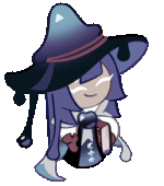 Prune Juice Cookie from Cookie Run Kingdom waving hello